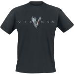Vikings T-Shirt - Welcome To Valhalla - M bis 5XL - für Männer - Größe 3XL - schwarz - Lizenzierter Fanartikel