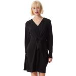 Schwarze Vila Mini V-Ausschnitt Kurze Abendkleider für Damen Größe L 
