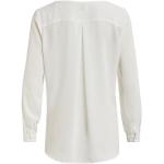 Weiße Casual Langärmelige Vila V-Ausschnitt Damenlangarmhemden Größe XL 