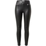 Schwarze Unifarbene Vila Wetlook-Leggings & Glanzleggings aus Polyester für Damen Größe M 