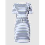 Reduzierte Blaue Gestreifte Vila Tinny Shirtkleider für Damen Größe M 