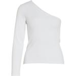 Weiße Vila One Shoulder One Shoulder Shirts für Damen Größe L 