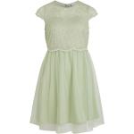 Grüne Vila Cameo Mini Rundhals-Ausschnitt Spitzenkleider aus Spitze für Damen Größe S für den für den Sommer 