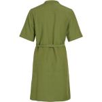 Grüne Vila Mini V-Ausschnitt Shirtkleider für Damen Größe S für den für den Sommer 