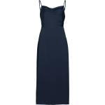 Marineblaue Elegante Vila V-Ausschnitt Sommerkleider für Damen Größe M für den für den Sommer 