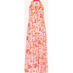 Reduzierte Pinke Ärmellose Vilebrequin V-Ausschnitt Strandkleider aus Viskose für Damen Größe S 
