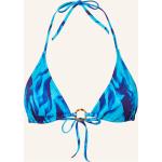 Reduzierte Blaue Vilebrequin Triangel-Bikinis aus Polyamid ohne Bügel für Damen Größe M 