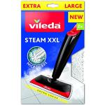 Vileda Steam XXL Mikrofaser Ersatzpads, Dampfreiniger Ersatzbezüge, Reinigung großer Flächen, entfernt bis zu 99,9% der Bakterien und Viren, für alle Böden, 2er Pack Weiß