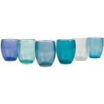 Hellblaue Villa d'Este Runde Glasserien & Gläsersets 300 ml aus Glas 6-teilig 
