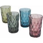 Bunte Villa d'Este Runde Glasserien & Gläsersets 350 ml aus Glas 4-teilig 