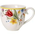 Reduzierte Villeroy & Boch Spring Awakening Kaffeetassen-Sets 400 ml mit Blumenmotiv aus Porzellan 2-teilig Ostern 