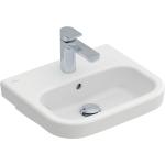 Weiße Villeroy & Boch Architectura Handwaschbecken & Gäste-WC-Waschtische aus Keramik mit Hahnloch 