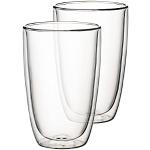 Reduzierte Villeroy & Boch Artesano Glasserien & Gläsersets 450 ml mit Kaffee-Motiv aus Glas doppelwandig 2-teilig 