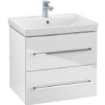 Weiße Moderne Villeroy & Boch AVENTO Waschbeckenunterschränke & Badunterschränke mit Schublade Breite 0-50cm, Höhe 0-50cm, Tiefe 0-50cm 