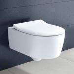 Villeroy & Boch Avento Wand-Tiefspül-WC, DirectFlush, mit WC-Sitz, Combi-Pack L: 53 B: 37 weiß 5656RSR1