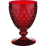 Rote Rustikale Rotweingläser aus Kristall 