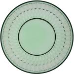 Grüne Moderne Runde Salatteller 21 cm aus Kristall 