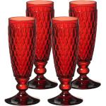 Rote Runde Glasserien & Gläsersets 145 ml aus Kristall spülmaschinenfest 4-teilig 