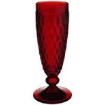 Rote Villeroy & Boch Boston Coloured Runde Champagnergläser 120 ml aus Kristall spülmaschinenfest 