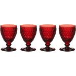 Reduzierte Rote Unifarbene Villeroy & Boch Boston Coloured Glasserien & Gläsersets aus Glas 4-teilig 4 Personen 