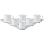 Villeroy & Boch Cellini Kaffeetassen-Sets aus Porzellan spülmaschinenfest 6-teilig 6 Personen 