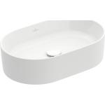 Weiße Villeroy & Boch CeramicPlus Ovale Aufsatzwaschbecken & Aufsatzwaschtische 