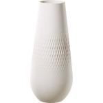Weiße Moderne Villeroy & Boch Vasen & Blumenvasen Matte aus Porzellan 
