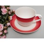 Rote Villeroy & Boch Colourful Life Kaffeetassen aus Porzellan 