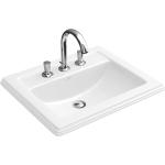 Weiße Villeroy & Boch Hommage Rechteckige Handwaschbecken & Gäste-WC-Waschtische aus Keramik 
