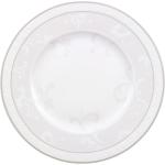 Weiße Villeroy & Boch Gray Pearl Salatteller 22 cm aus Porzellan mikrowellengeeignet 