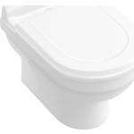 Weiße Villeroy & Boch CeramicPlus Ovale Wand-WCs glänzend aus Keramik 