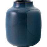 Blaue 12 cm Vasen & Blumenvasen aus Steingut 