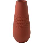 Rote Moderne 26 cm Vasen & Blumenvasen 26 cm aus Porzellan 