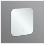 Silberne Villeroy & Boch More to See Quadratische Badspiegel & Badezimmerspiegel aus Silber LED beleuchtet 