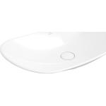 Weiße Villeroy & Boch CeramicPlus Ovale Aufsatzwaschbecken & Aufsatzwaschtische glänzend aus Keramik ohne Hahnloch 