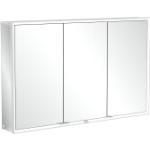 Weiße Villeroy & Boch MY VIEW Spiegelschränke matt beleuchtet Breite 0-50cm, Höhe 100-150cm, Tiefe 0-50cm 