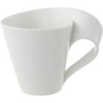 Weiße Villeroy & Boch NewWave Kaffeetassen 200 ml aus Porzellan mikrowellengeeignet 