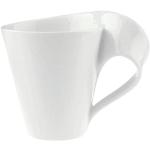 Reduzierte Weiße Moderne Villeroy & Boch NewWave Caffè Kaffeetassen 300 ml aus Porzellan 
