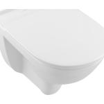 Weiße Villeroy & Boch CeramicPlus Ovale Wand-WCs glänzend aus Keramik 