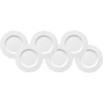 Weiße Villeroy & Boch Royal Runde Speiseteller & Essteller 29 cm aus Porzellan mikrowellengeeignet 6-teilig 6 Personen 