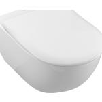 Weiße Villeroy & Boch CeramicPlus Ovale Wand-WCs aus Keramik 