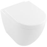 Weiße Villeroy & Boch CeramicPlus Ovale Tiefspüler glänzend aus Keramik 
