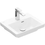 Reduzierte Villeroy & Boch Subway 3.0 Rechteckige Handwaschbecken & Gäste-WC-Waschtische aus Keramik mit Hahnloch 