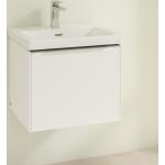 Silberne Villeroy & Boch Subway 3.0 Rechteckige Handwaschbecken & Gäste-WC-Waschtische Glänzende aus Holz 