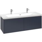 Marineblaue Villeroy & Boch Subway 3.0 Rechteckige Handwaschbecken & Gäste-WC-Waschtische Glänzende aus Holz 