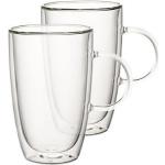 Villeroy & Boch Artesano Hot Beverages Runde Teetassen Sets aus Glas doppelwandig 2-teilig 