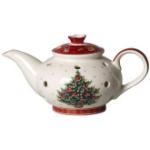 Rote Villeroy & Boch Toy's Delight Teelichthalter aus Porzellan 