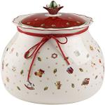 Reduzierte Weiße Villeroy & Boch Toy's Delight Runde Weihnachtsdosen aus Keramik mit Deckel 