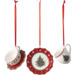 Villeroy & Boch Toy's Delight Ornamente Geschirrset Rot 3-tlg. 4x7 cm Decoration
