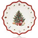 Rote Villeroy & Boch Toy's Delight Runde Weihnachtsteller 35 cm aus Porzellan 